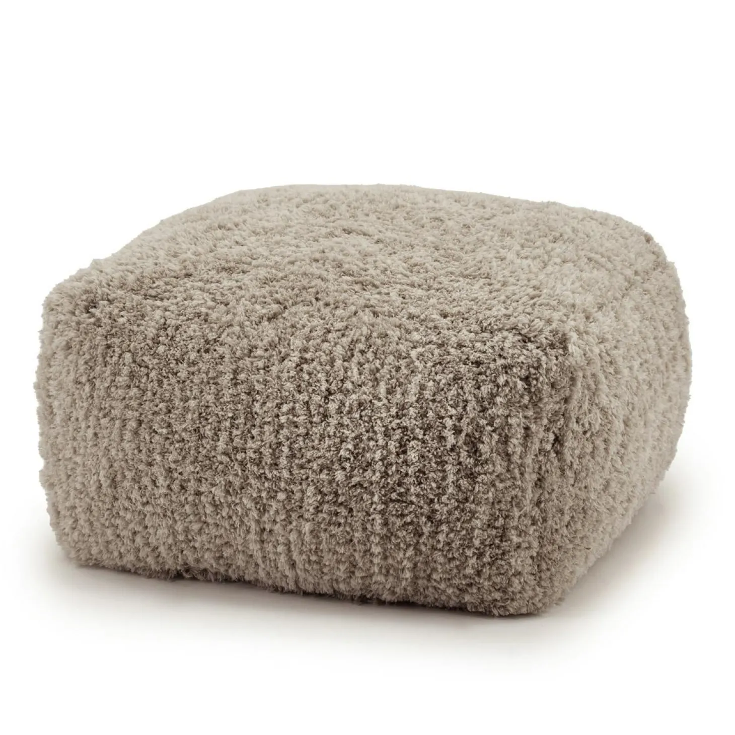 Poef Fez 60 x 60 cm - Taupe - Loft24.nl