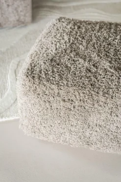 Poef Fez 60 x 60 cm - Taupe - Loft24.nl