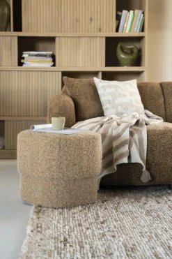 Poef Kelso - mosterd - Loft24.nl