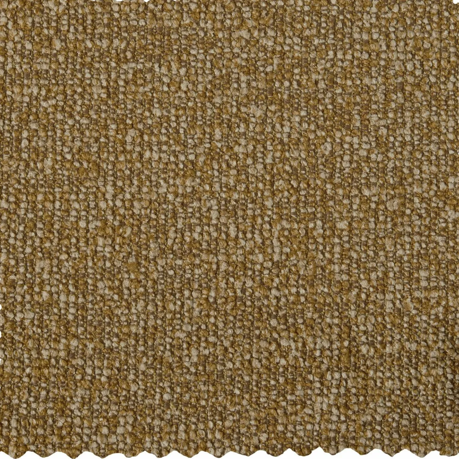 Poef Mojo 45x84x64cm Bouclé Geel/Bruin - Loft24.nl