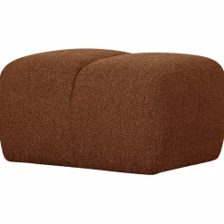 Poef Mojo 45x84x64cm Bouclé Roestbruin - Loft24.nl