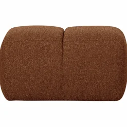 Poef Mojo 45x84x64cm Bouclé Roestbruin - Loft24.nl