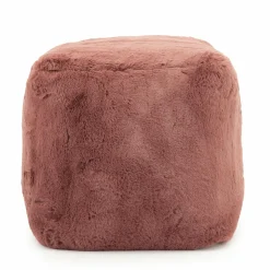 Poef Mosa 45 x 45 cm - Burgundy - Loft24.nl