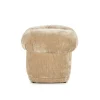 Poef Nook Chenille - Beige - Loft24.nl