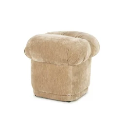 Poef Nook Chenille - Beige - Loft24.nl