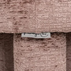 Poef Pommery Chenille - Roze - Loft24.nl