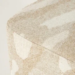 Poef Rytm - Beige 43 x 43cm - Loft24.nl