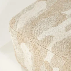 Poef Rytm - Beige 70 x 70cm - Loft24.nl