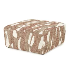 Poef Rytm - Rood 70 x 70cm - Loft24.nl