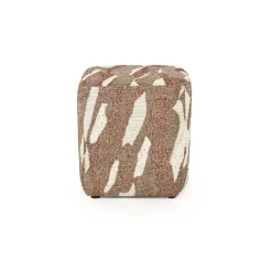 Poef Rytm - Rood 43 x 43cm - Loft24.nl