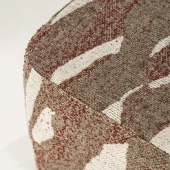 Poef Rytm - Rood 43 x 43cm - Loft24.nl