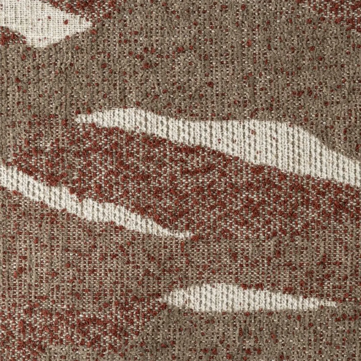 Poef Rytm - Rood 43 x 43cm - Loft24.nl