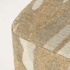 Poef Rytm - Taupe 43 x 43cm - Loft24.nl