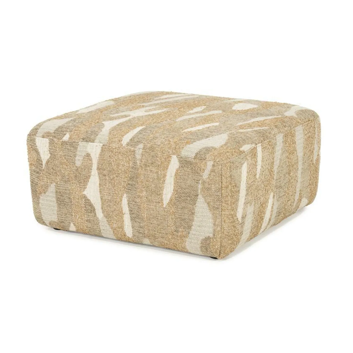 Poef Rytm - Taupe 70 x 70cm - Loft24.nl