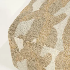 Poef Rytm - Taupe 70 x 70cm - Loft24.nl