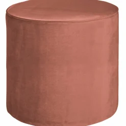 Poef Sara Hoog Oud Roze 46xO46 - Loft24.nl