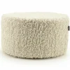 Poef Vista Grof Bouclé 60 x 60 cm - Off White - Loft24.nl