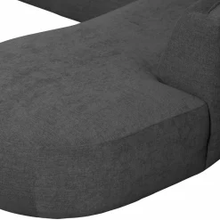 Polly bank u-vorm rechts grijs - Loft24.nl