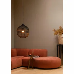 Polly bank u-vorm rechts roze - Loft24.nl