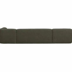 Polly bank u-vorm rechts warm groen - Loft24.nl