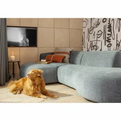 Polly Loungebank links blauw/groen - Loft24.nl