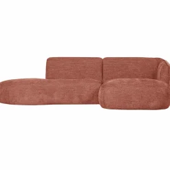 Polly Loungebank rechts roze - Loft24.nl
