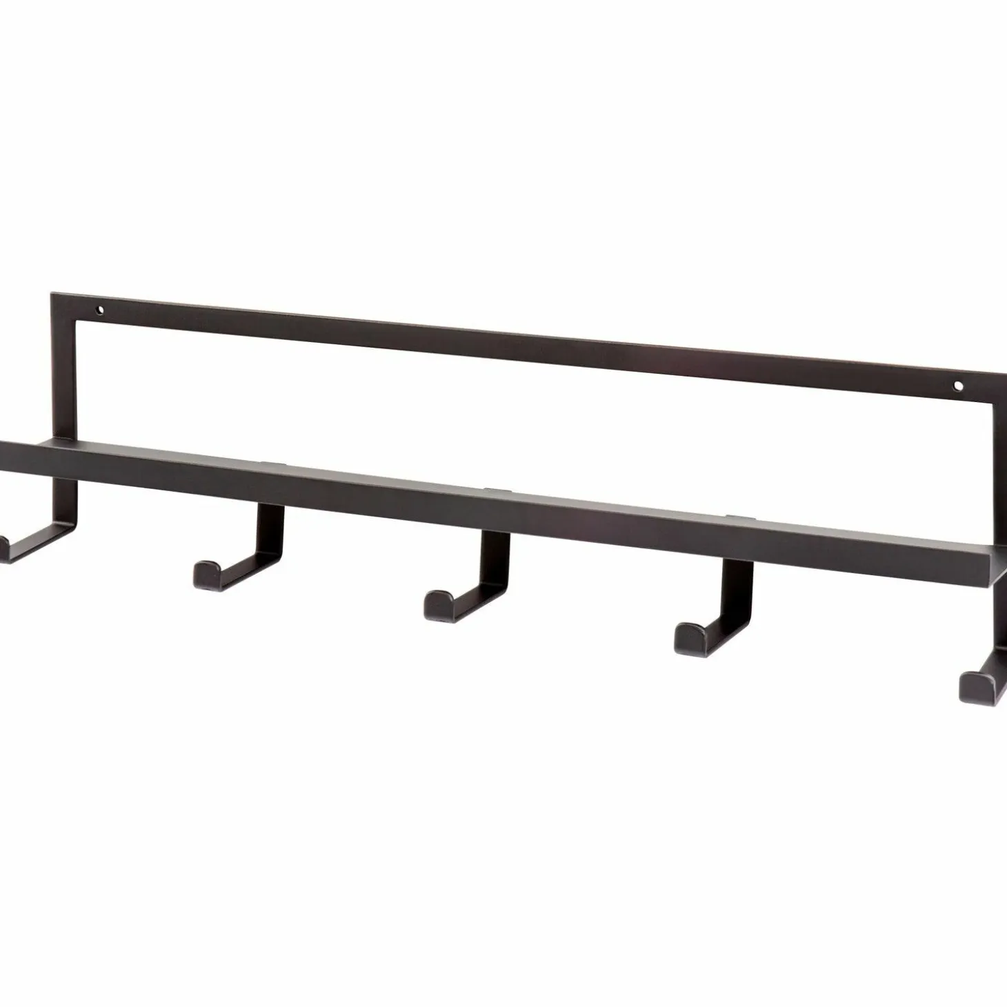 Quinn kapstok 5 haken metaal zwart - Loft24.nl
