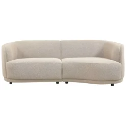 Rechte bank Leicester Bouclé - Ivory (Rechts) - Loft24.nl