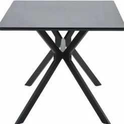 Rechte Eettafel Bruno 200 cm - Zwart - Loft24.nl