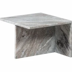 Rechthoekige Bijzettafel Xhail Marmer 50 x 50cm - Loft24.nl