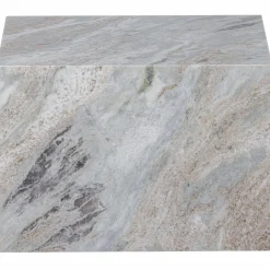 Rechthoekige Bijzettafel Xhail Marmer 50 x 50cm - Loft24.nl