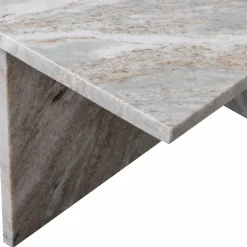 Rechthoekige Bijzettafel Xhail Marmer 50 x 50cm - Loft24.nl