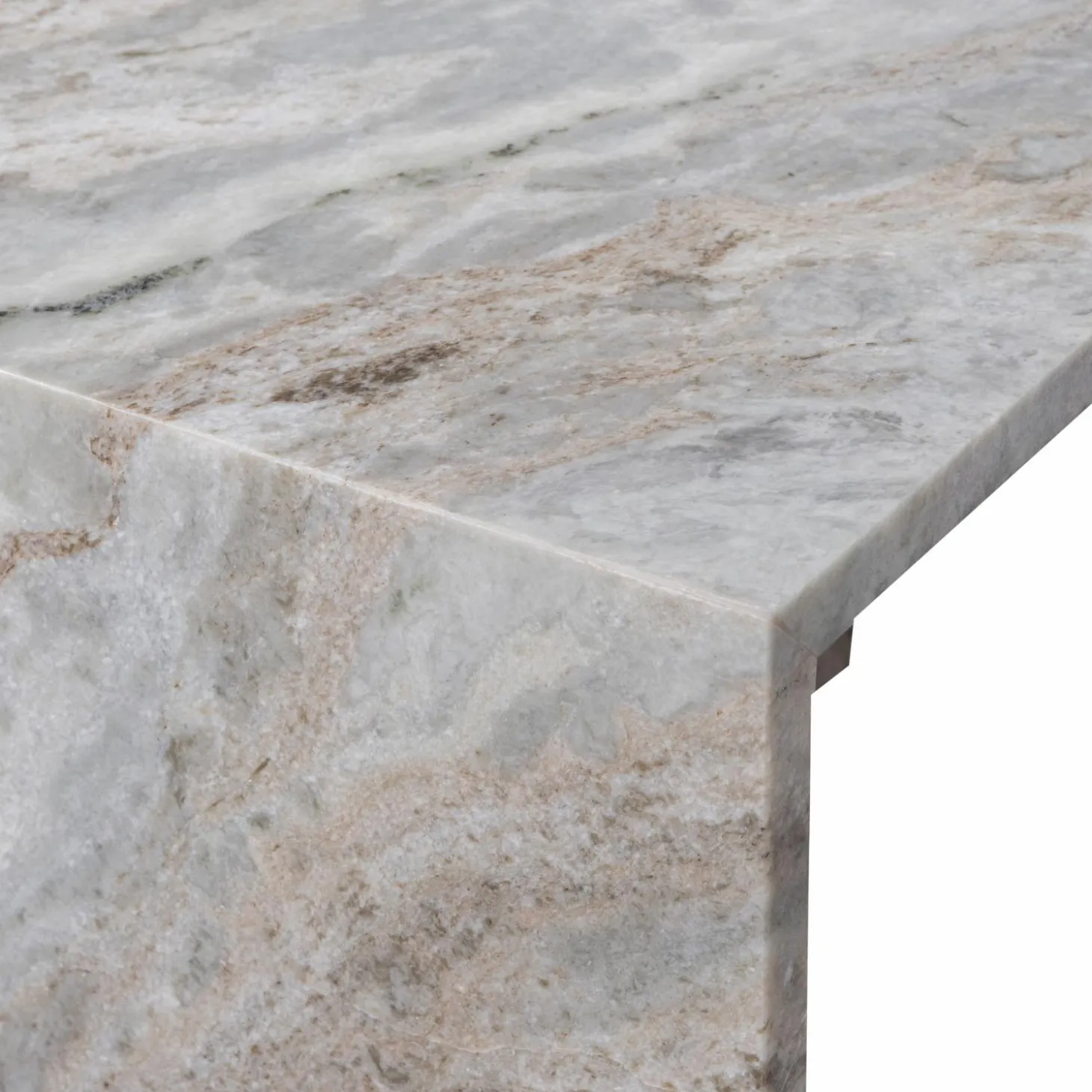 Rechthoekige Bijzettafel Xhail Marmer 50 x 50cm - Loft24.nl