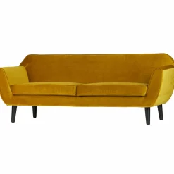 Rocco sofa 187 cm fluweel oker - Loft24.nl