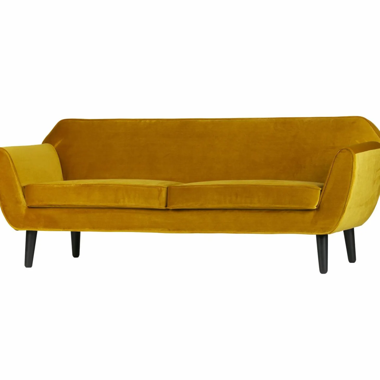 Rocco sofa 187 cm fluweel oker - Loft24.nl
