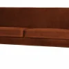 Rocco sofa 187 cm fluweel roest - Loft24.nl