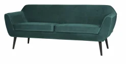 Rocco sofa 187 cm fluweel teal - Loft24.nl