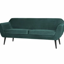 Rocco sofa 187 cm fluweel teal - Loft24.nl