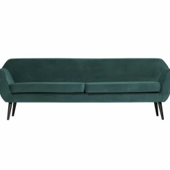 Rocco xl sofa 230 cm fluweel teal - Loft24.nl