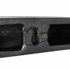 Rock wandplank aluminium zwart 7x60x13cm - Loft24.nl