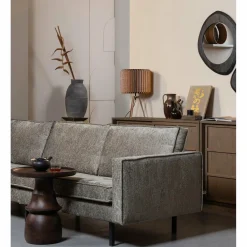 Rodeo bank 3-zits structure velvet frost - Loft24.nl