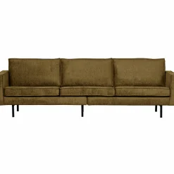 Rodeo bank 3-zits structure velvet brass - Loft24.nl