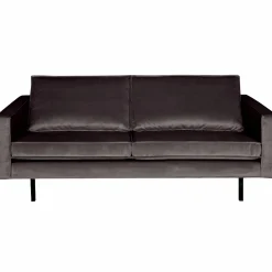 Rodeo bank 2,5-zits velvet antraciet - Loft24.nl