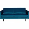 Rodeo bank 2,5-zits velvet blue - Loft24.nl