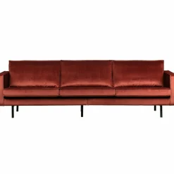 Rodeo bank 3-zits velvet chestnut - Loft24.nl
