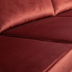 Rodeo bank 3-zits velvet chestnut - Loft24.nl