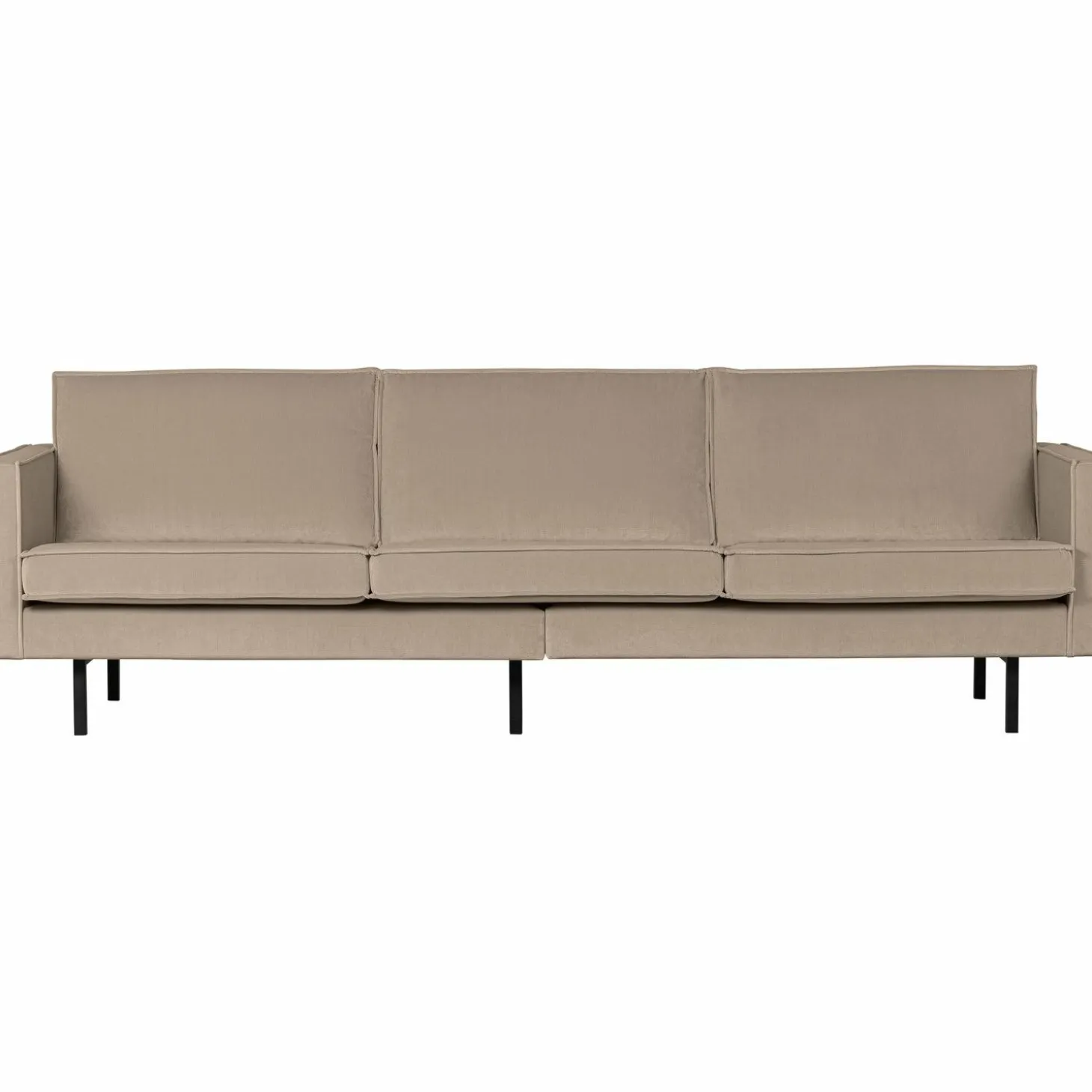 Rodeo bank 3-zits velvet khaki - Loft24.nl