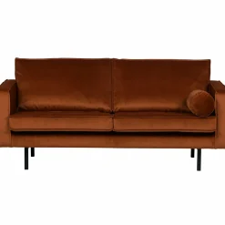 Rodeo bank 2,5-zits velvet roest - Loft24.nl