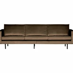 Rodeo bank 3-zits velvet taupe - Loft24.nl