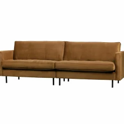 Rodeo classic bank 3-zits velvet honinggeel - Loft24.nl